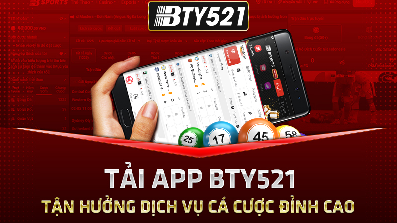 Giao diện trang chủ Game bài BTY521 sắc nét, mượt mà 