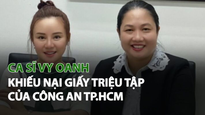 Ca sĩ Vy Oanh không đồng ý về việc công an triệu tập cô sau đơn tố giác của ông Tuấn