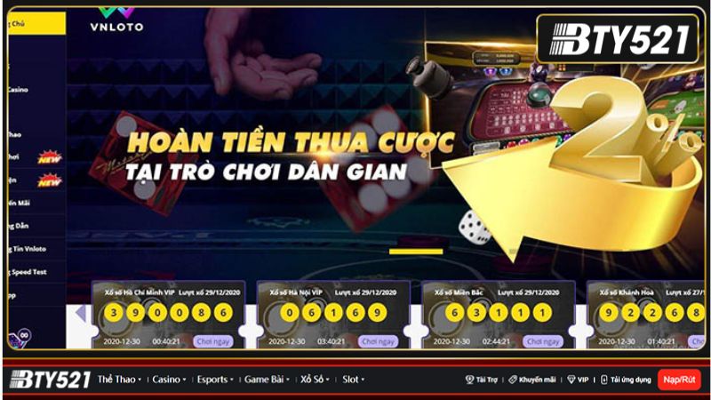 Hướng dẫn cách chơi của Slot Vnloto