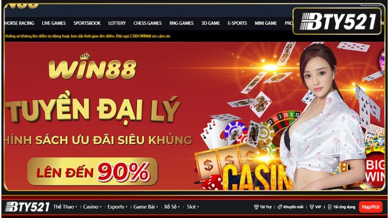 Các sản phẩm nổi bật tại nhà cái Win88