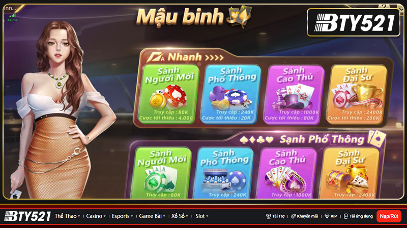 Hướng dẫn cách chơi game Mậu Binh tại nhà cái Bsports